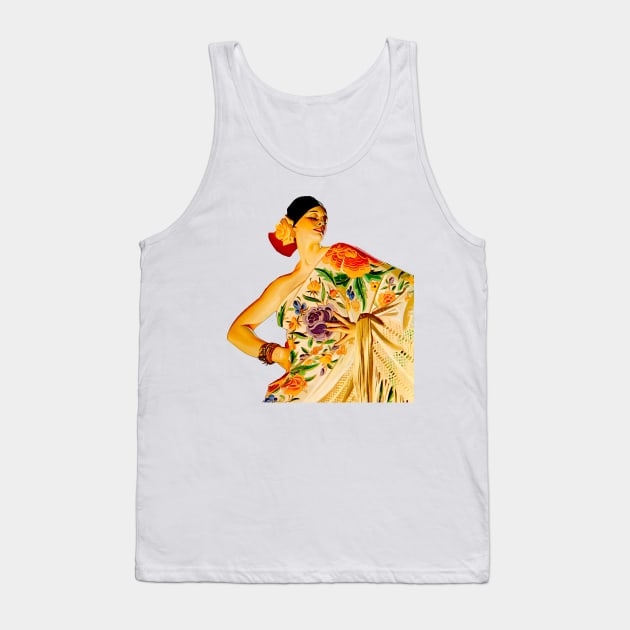 In Spanish a beautiful woman from Spain Tank Top by Marccelus